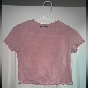 Light Pink Crop Top